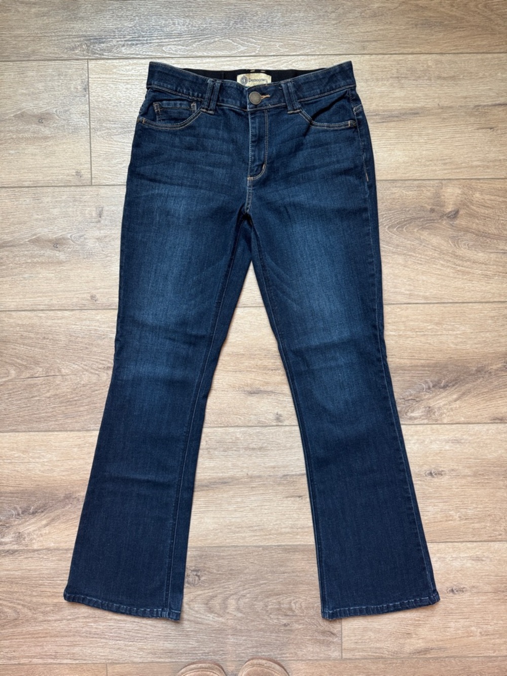 Democracy Dark Blue Flare Jeans for Women
